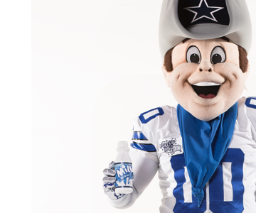 Dallas Cowboys mascot Rowdy