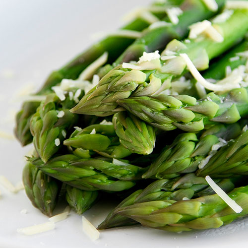 asparagus with Parmesan cheese