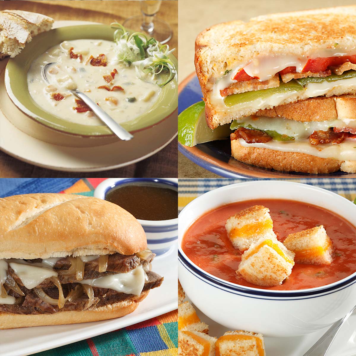 4 Irresistibly Comforting Soup and Sandwich Pairings