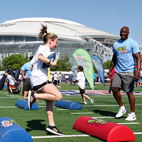2018 Draft Fuel Up to Play 60 Touchdown Celebration