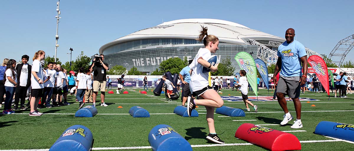 2018 Draft Fuel Up to Play 60 Touchdown Celebration