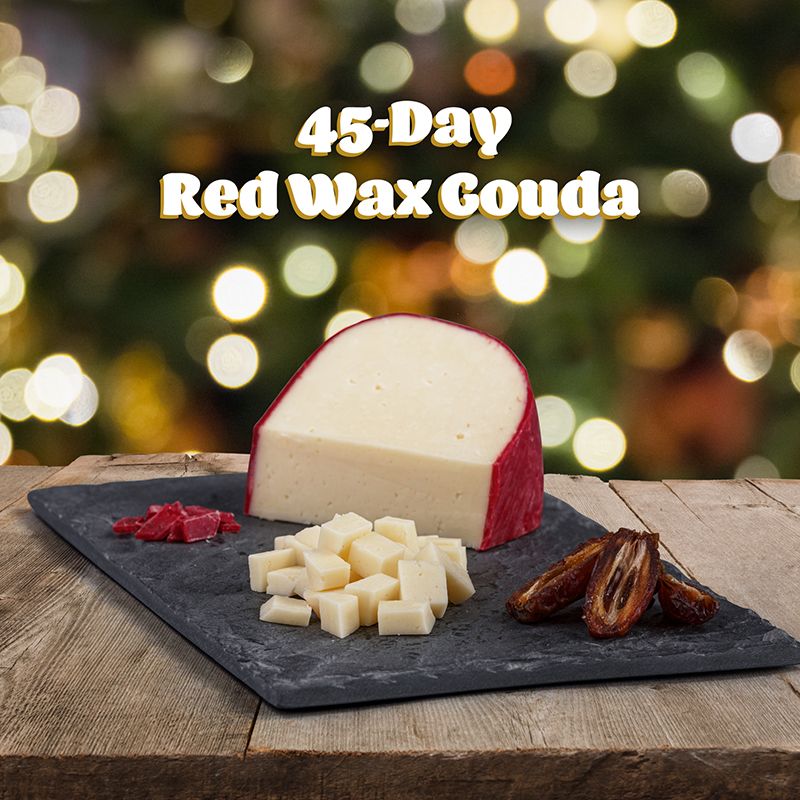 45-Day Red Wax Gouda