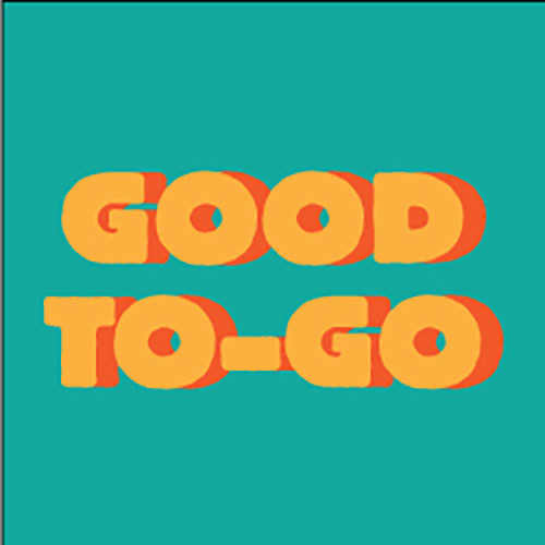 teal background with the words "good to-go"