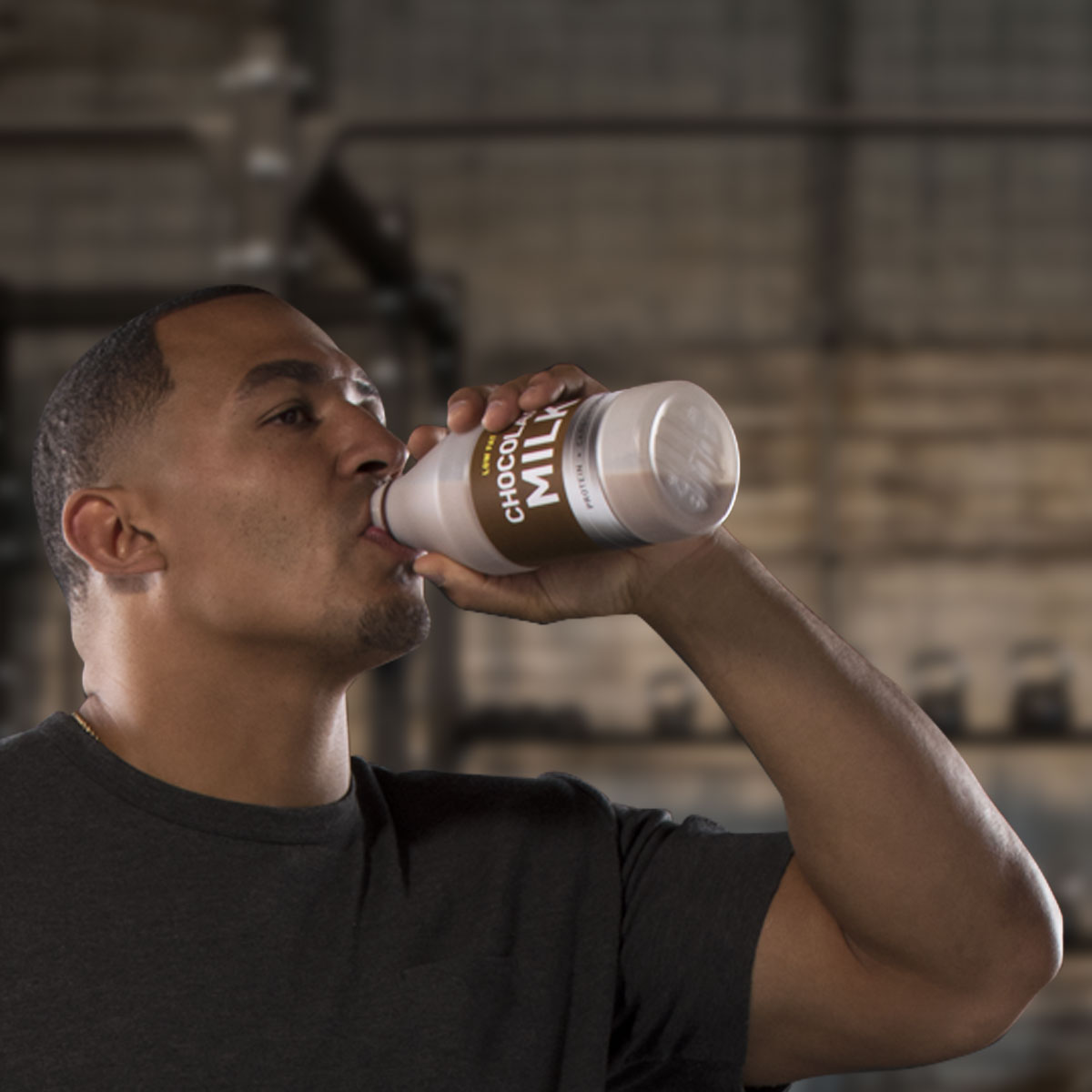 When Professional Football Player Tyrone Crawford Needs to Refuel, He “Crushes” Chocolate Milk